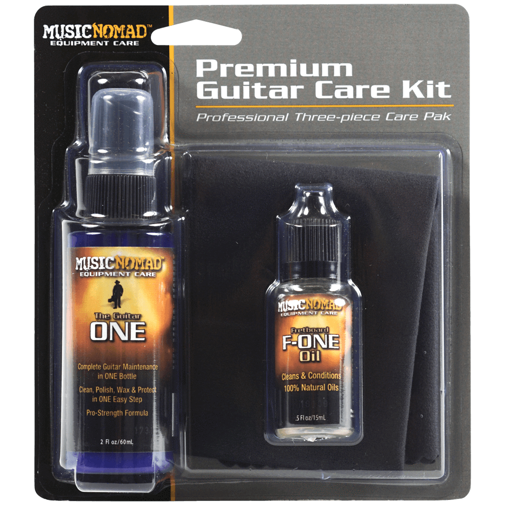 Music Nomad Premium Guitar Care Kit (3 Products in One Pak) MN140 - NEW