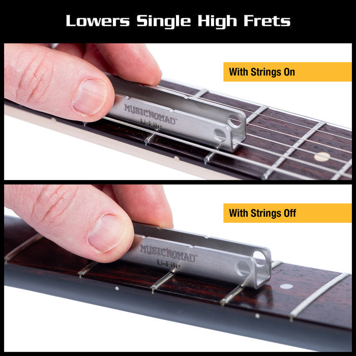 Music Nomad MN813 Fret Leveler Diamond U-File Set - New