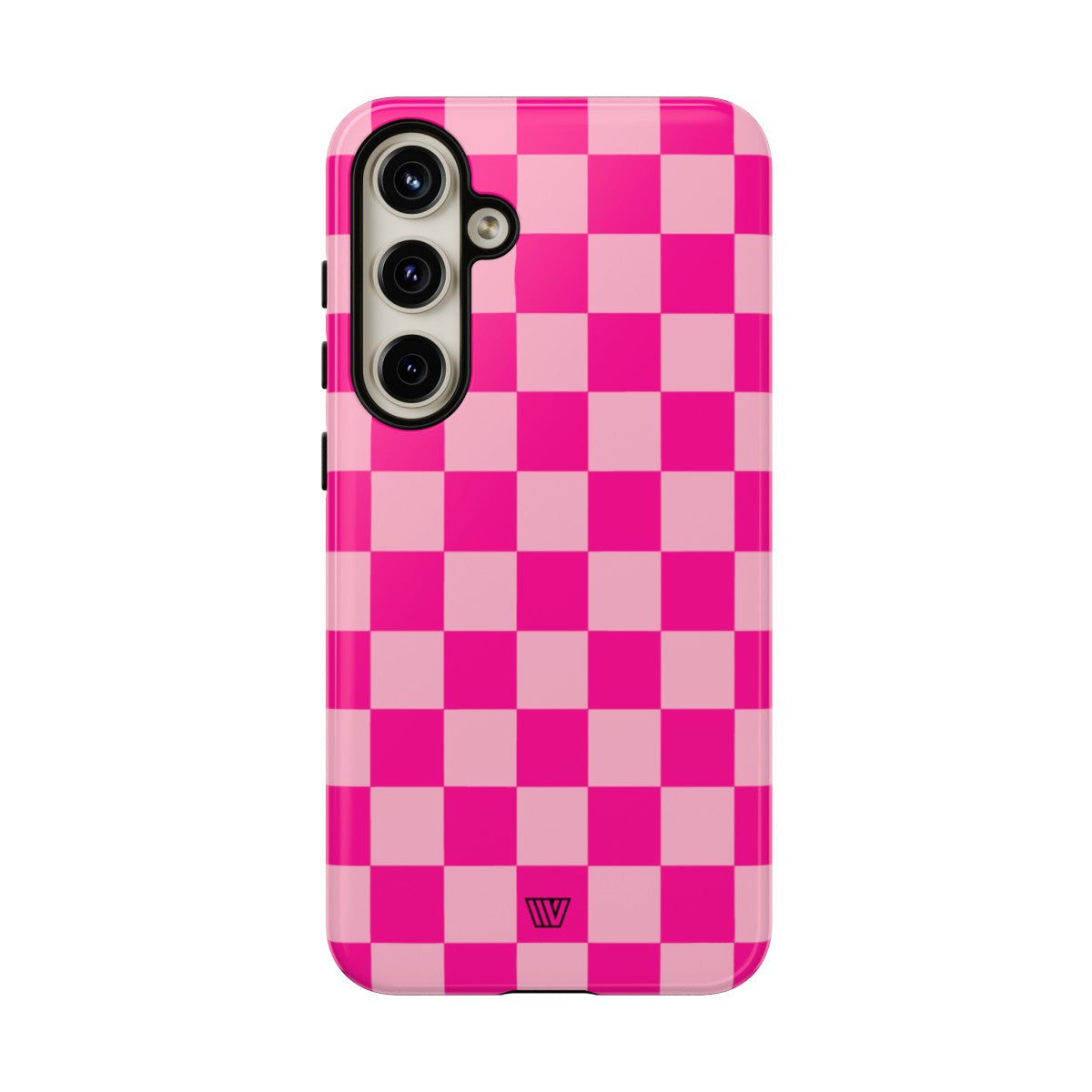 Hot Pink Checkerboard Tough Phone Case Trovvve