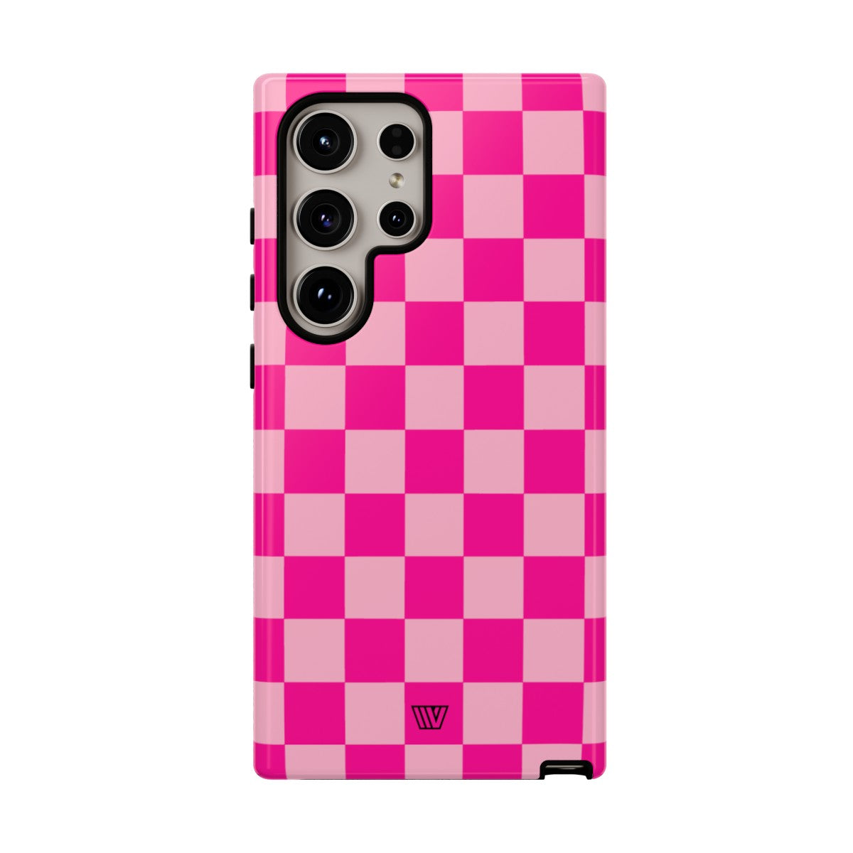 Hot Pink Checkerboard Tough Phone Case Trovvve