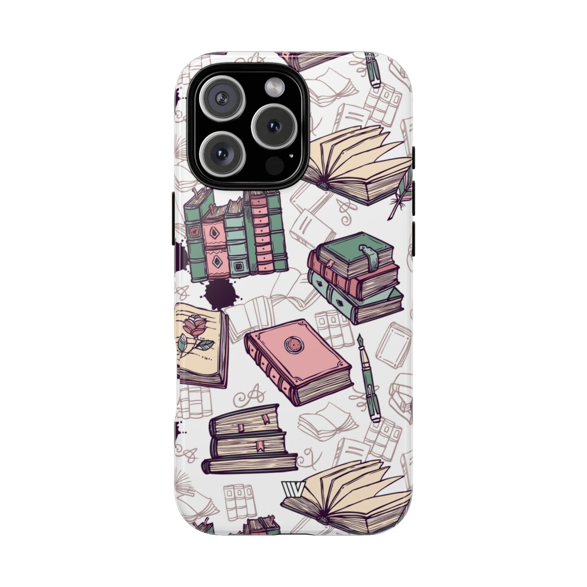 Tough Phone Case Impact Resistant Dual-layer Protective - BOOK LOVER