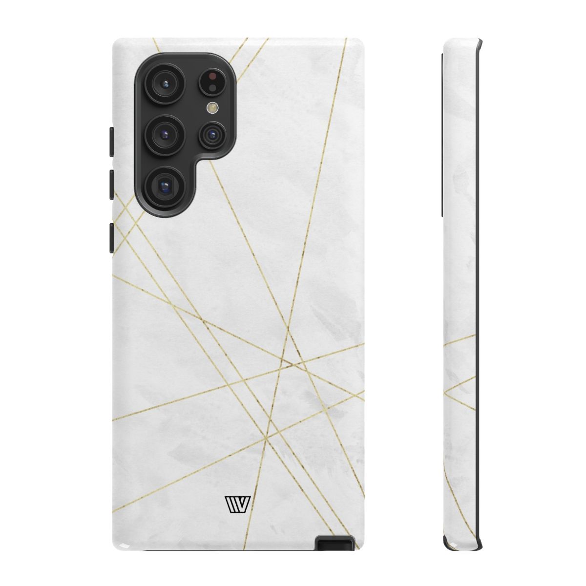 Tough Phone Case Impact Resistant Dual-Layer Shell GOLD LINES