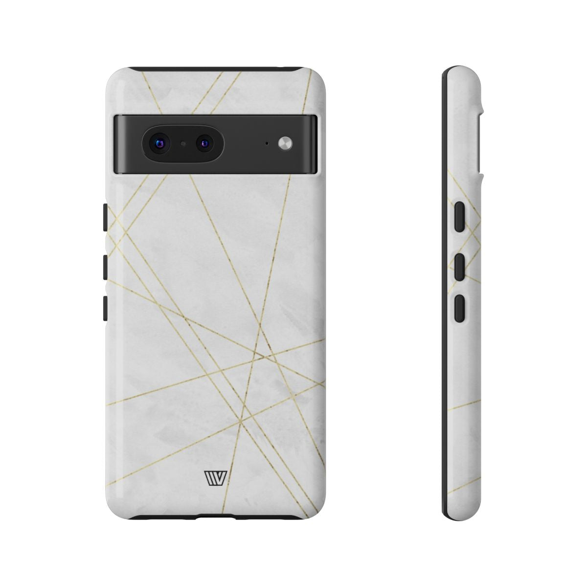 Tough Phone Case Impact Resistant Dual-Layer Shell GOLD LINES