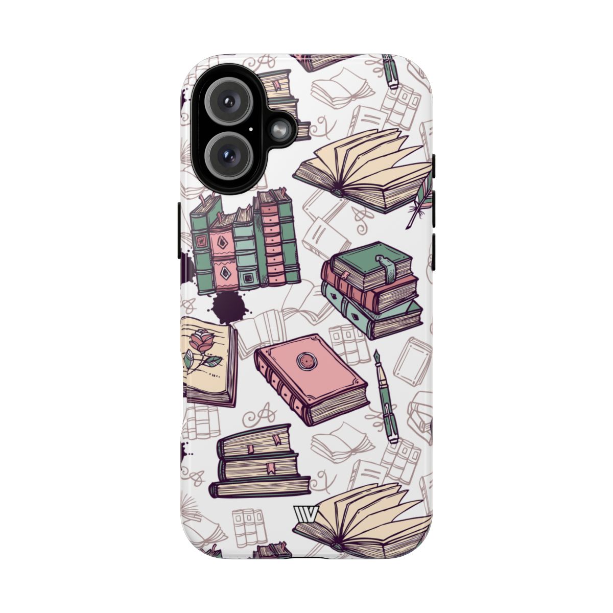 Tough Phone Case Impact Resistant Dual-layer Protective - BOOK LOVER