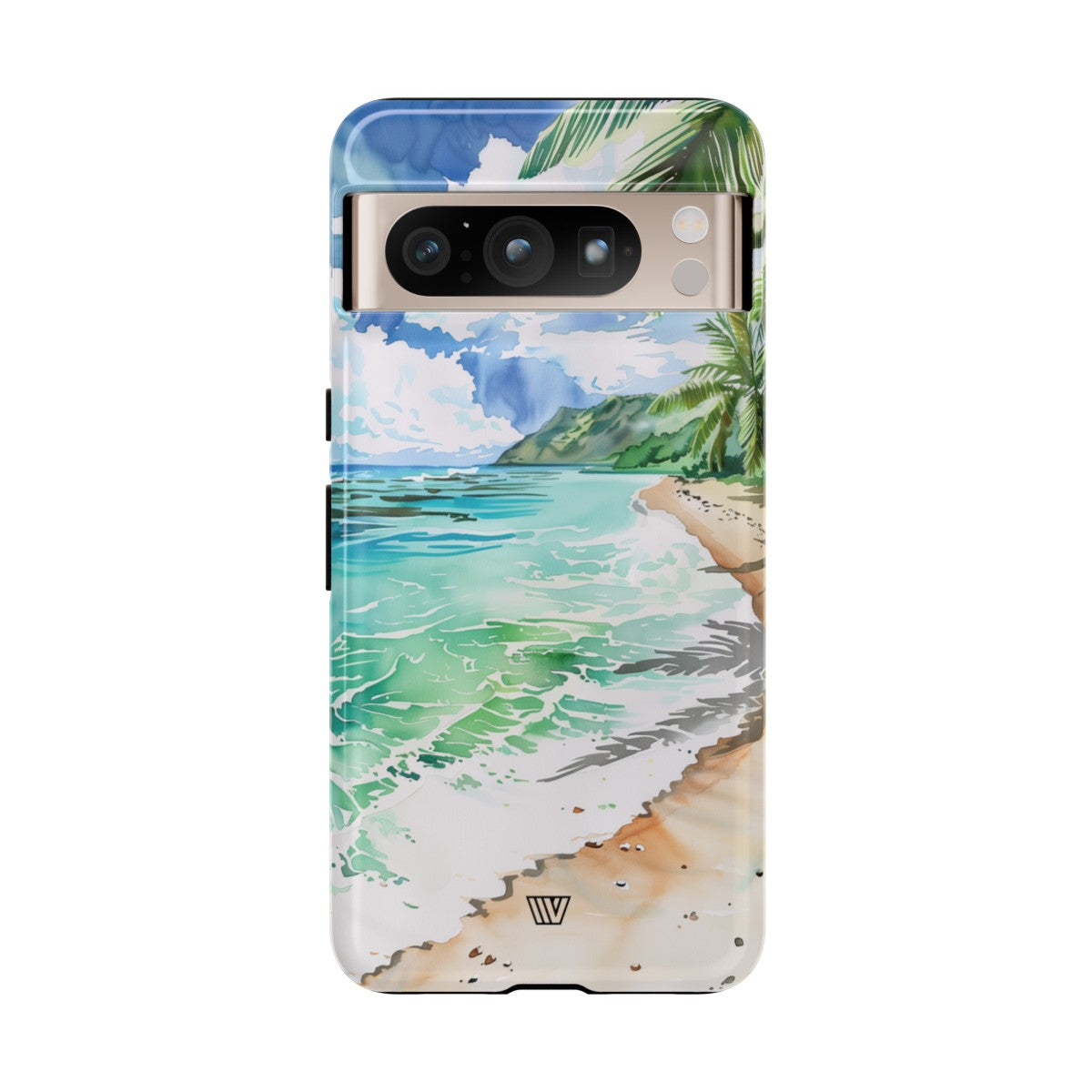 Watercolor Beach Tough Phone Case