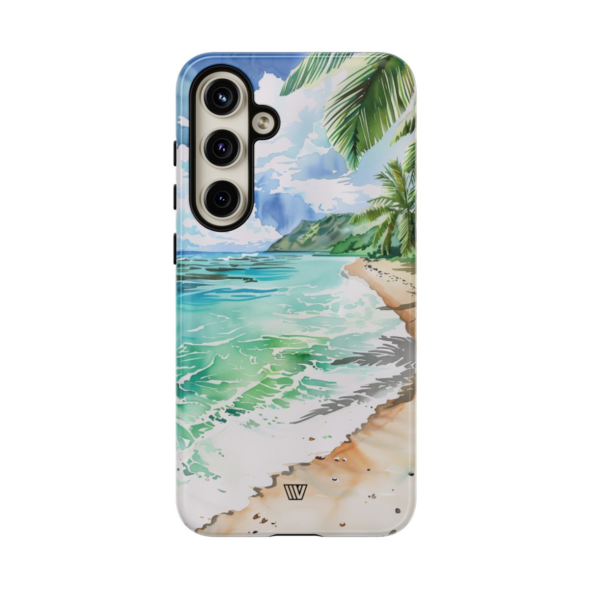 Watercolor Beach Tough Phone Case