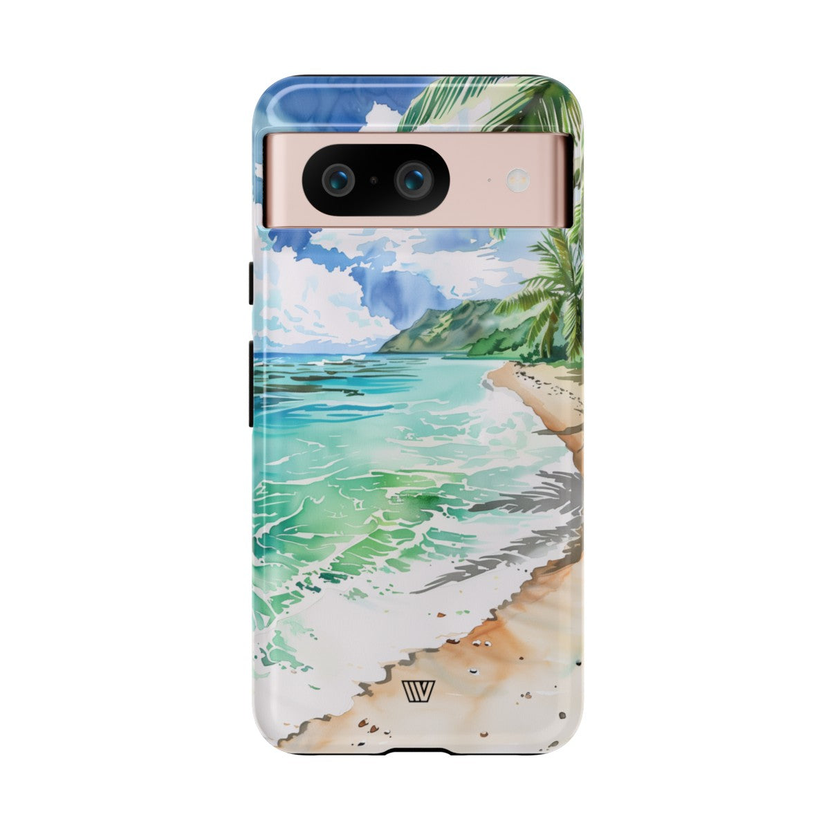 Watercolor Beach Tough Phone Case