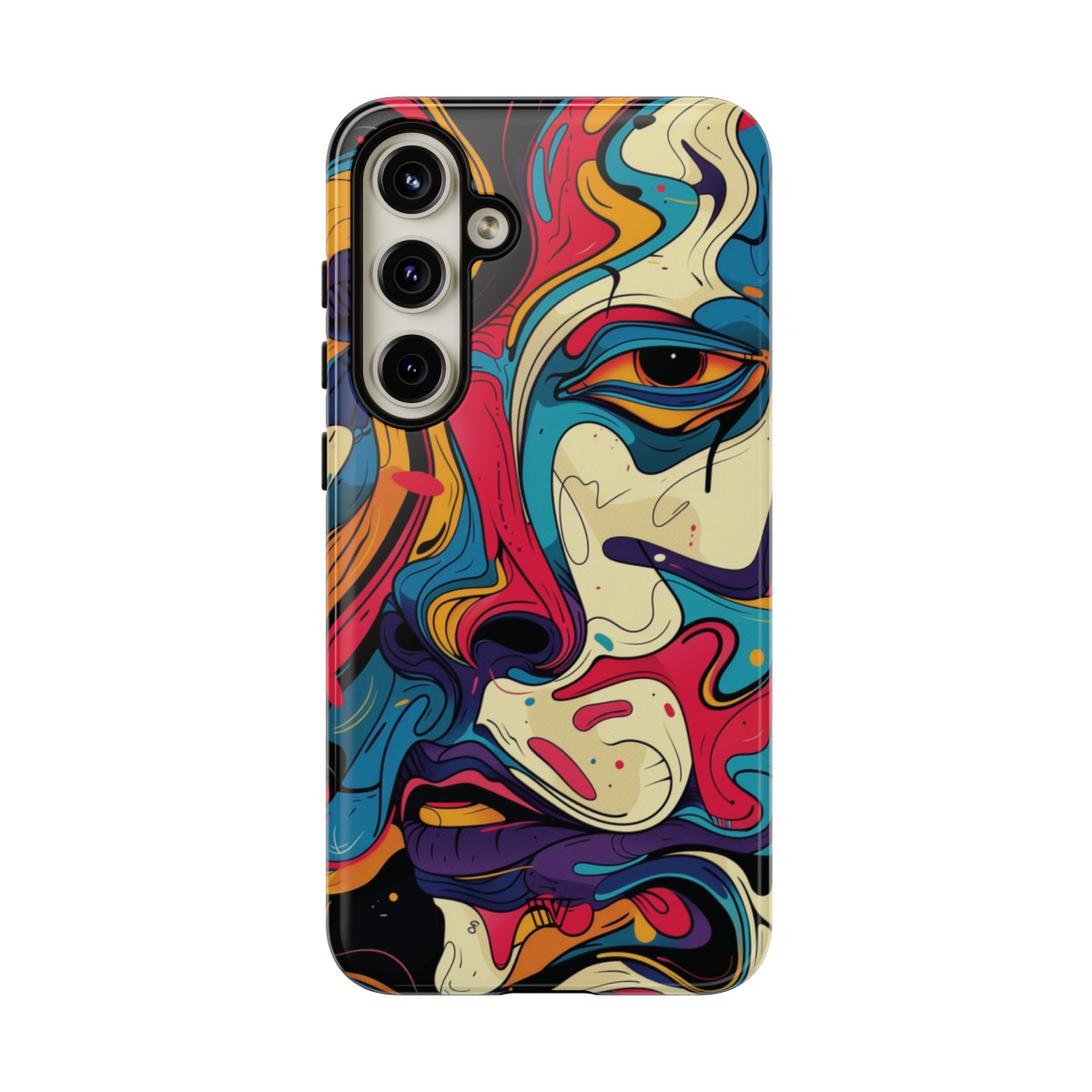 Tough Impact Resistant Phone Case ABSTRACT GAZE