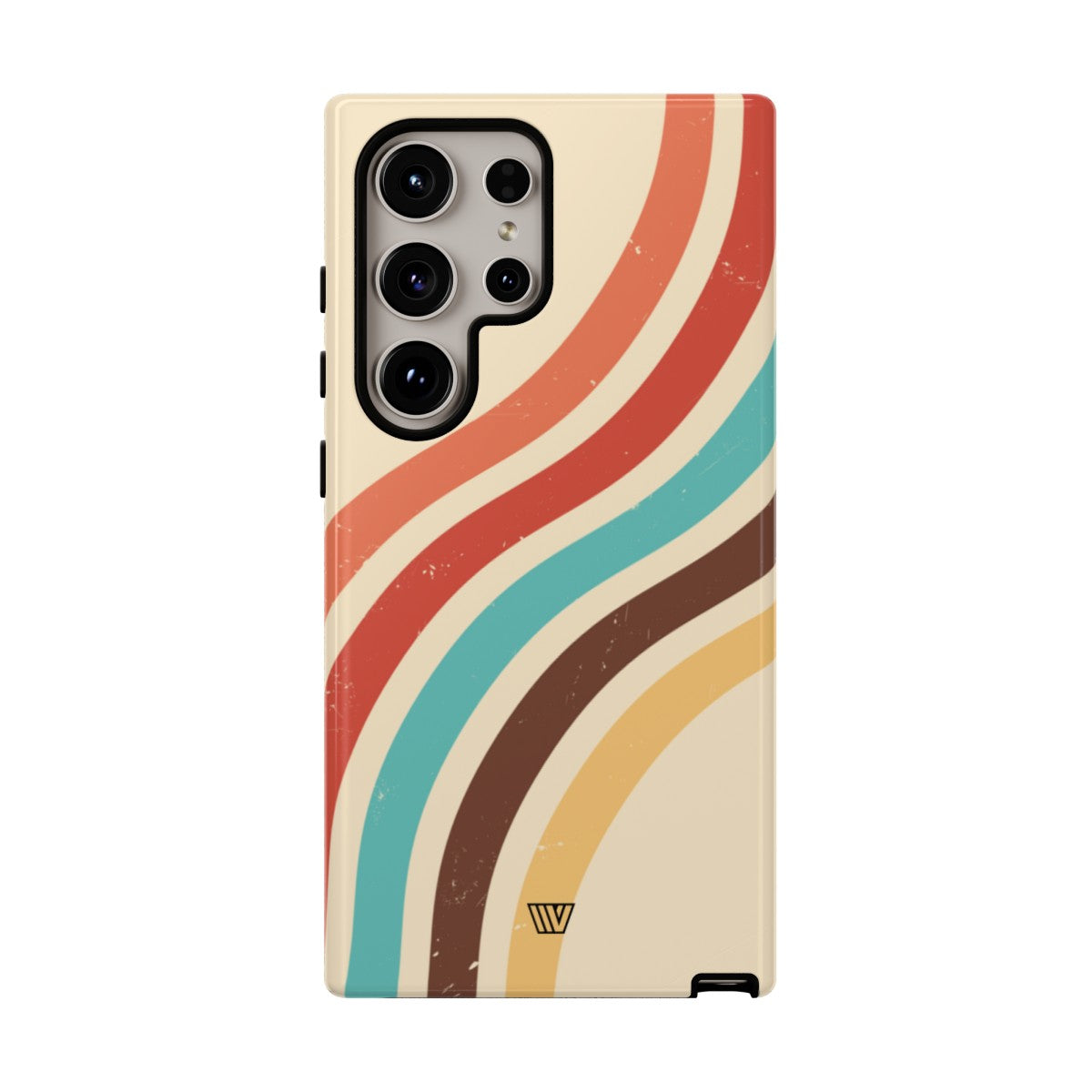 Vintage Stripe Tough Durable Phone Case