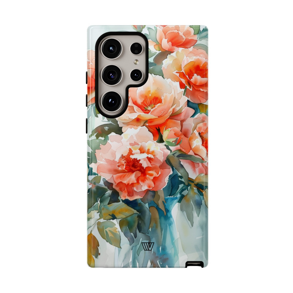 Tough Phone Case Dual-Layer Impact Resistant PEONY DREAMS
