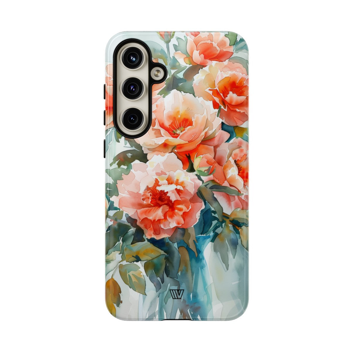 Tough Phone Case Dual-Layer Impact Resistant PEONY DREAMS