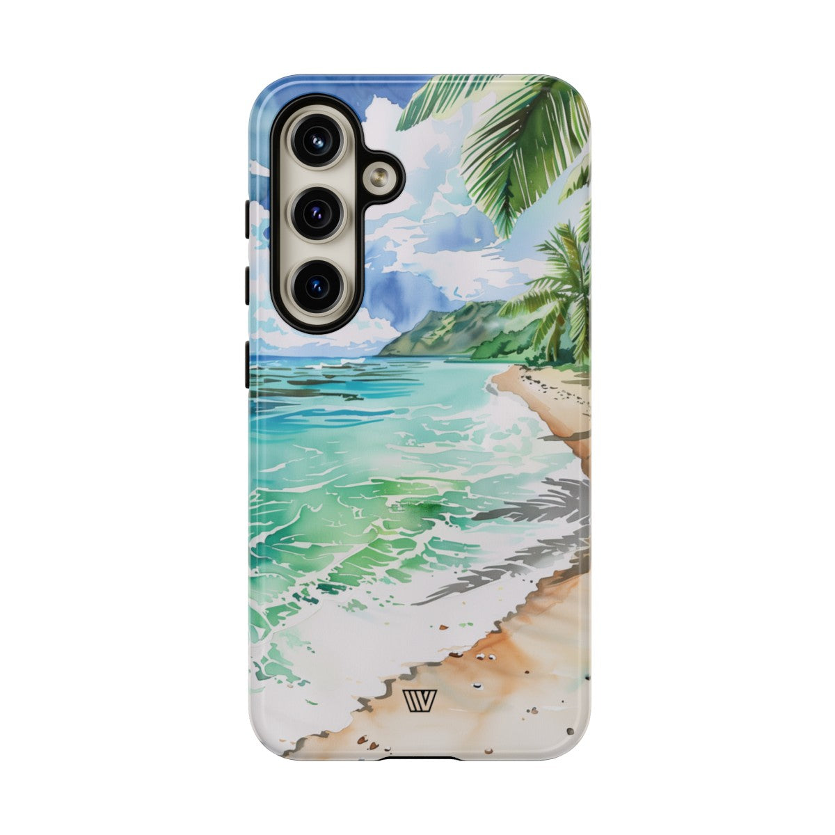 Watercolor Beach Tough Phone Case