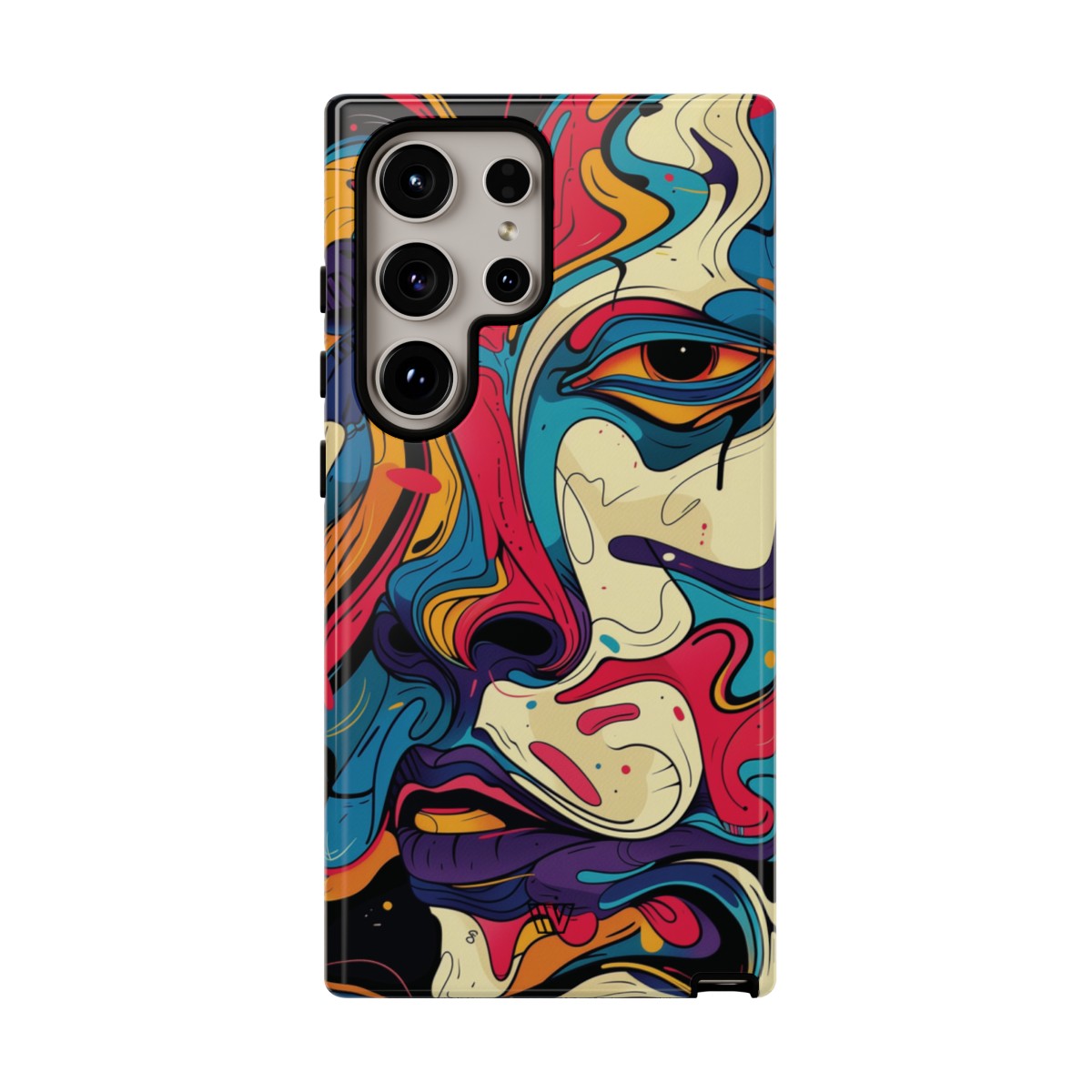 Tough Impact Resistant Phone Case ABSTRACT GAZE