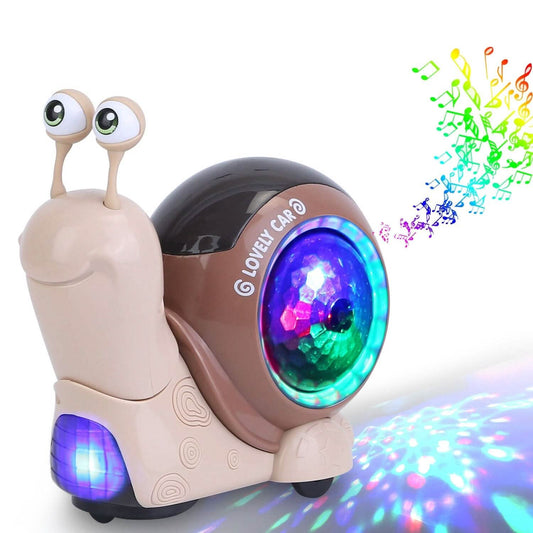 Infant Interaction Toy Automatic Obstacle Avoidance Snail Toy