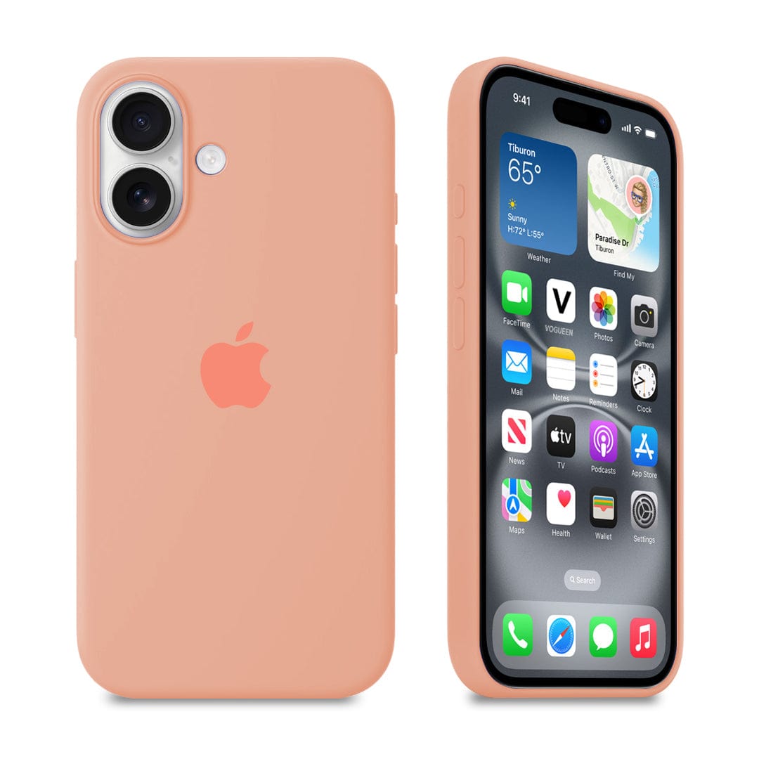 iPhone Silicone Case Begonia Full Body Protective Phone Cover Apple