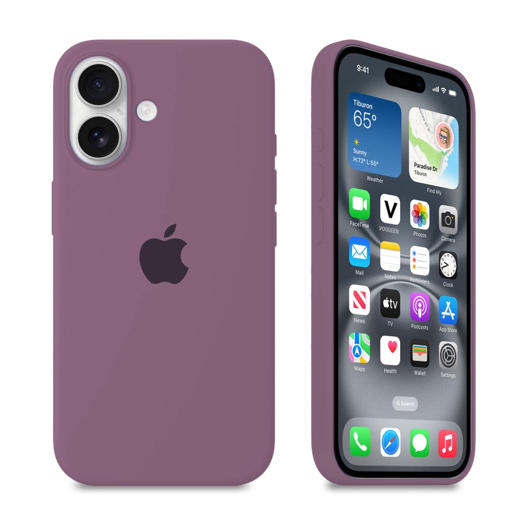 iPhone Silicone Case Blackcurrant Full Body Protective Phone Back Cover Case Apple