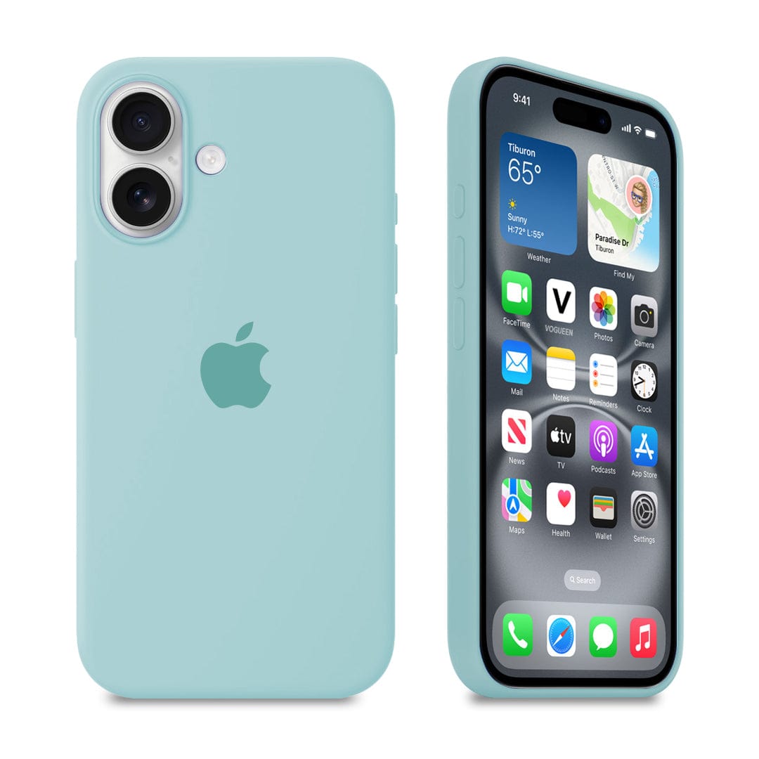 iPhone Silicone Glacier Blue Protective Case Apple