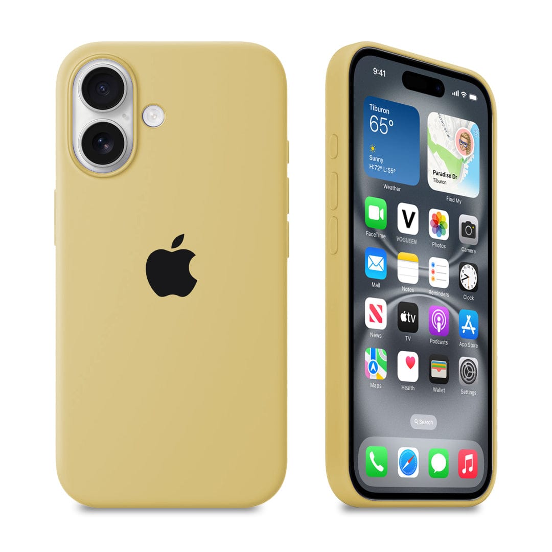 iPhone Silicone Golden Protective Phone Case Apple