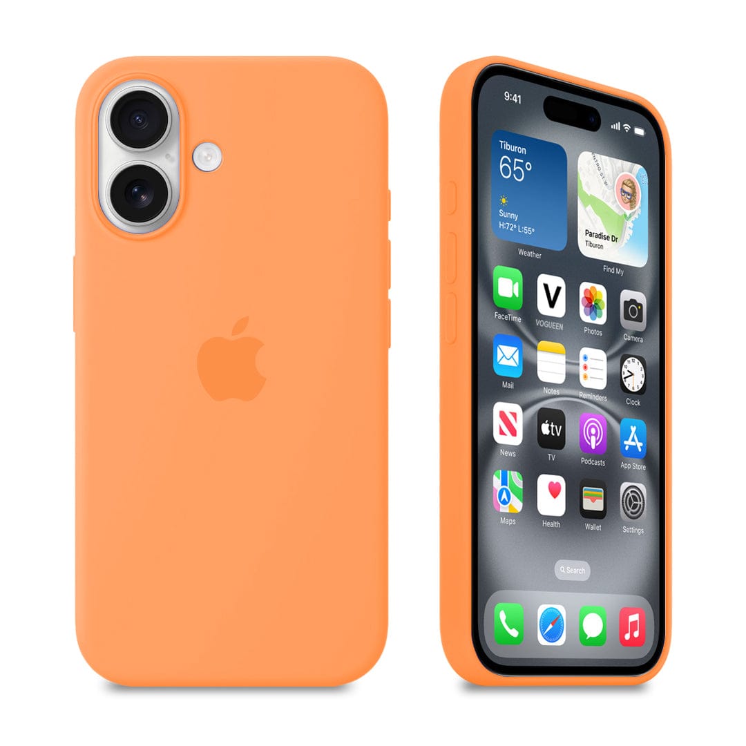 iPhone Silicone Case Marigold Full Body Protective Phone Cover
