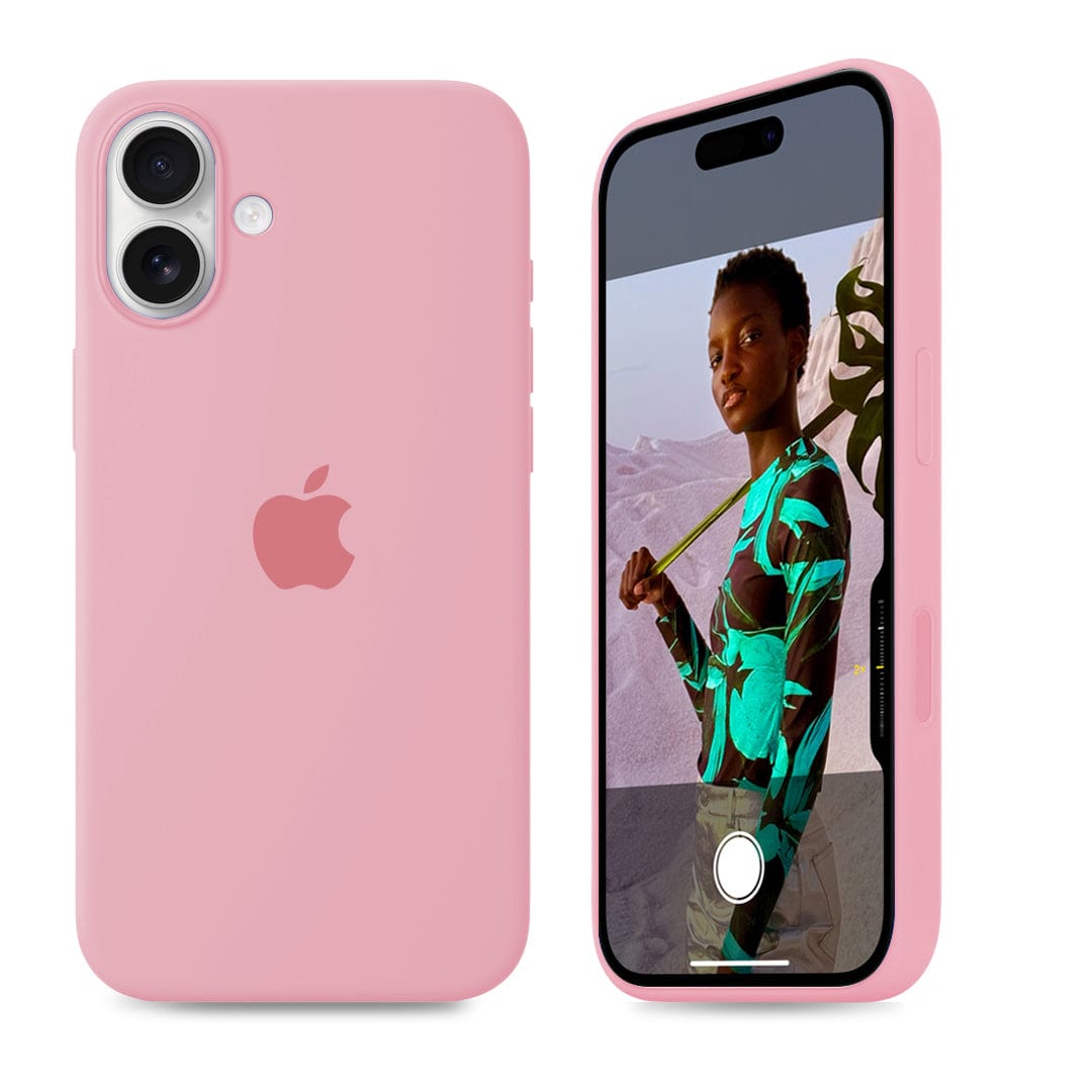 iPhone Candy Pink Silicone Case Protective Phone Cover Apple