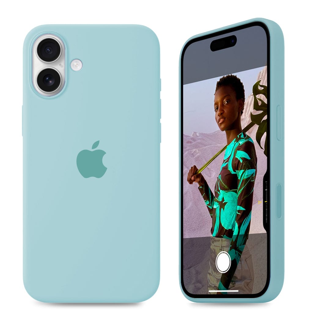 iPhone Silicone Glacier Blue Protective Case Apple