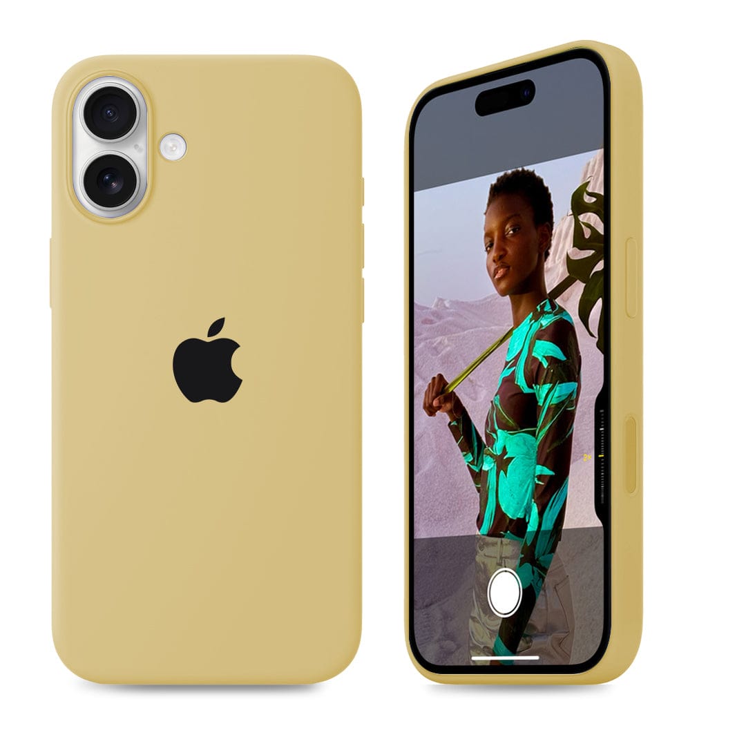 iPhone Silicone Golden Protective Phone Case Apple
