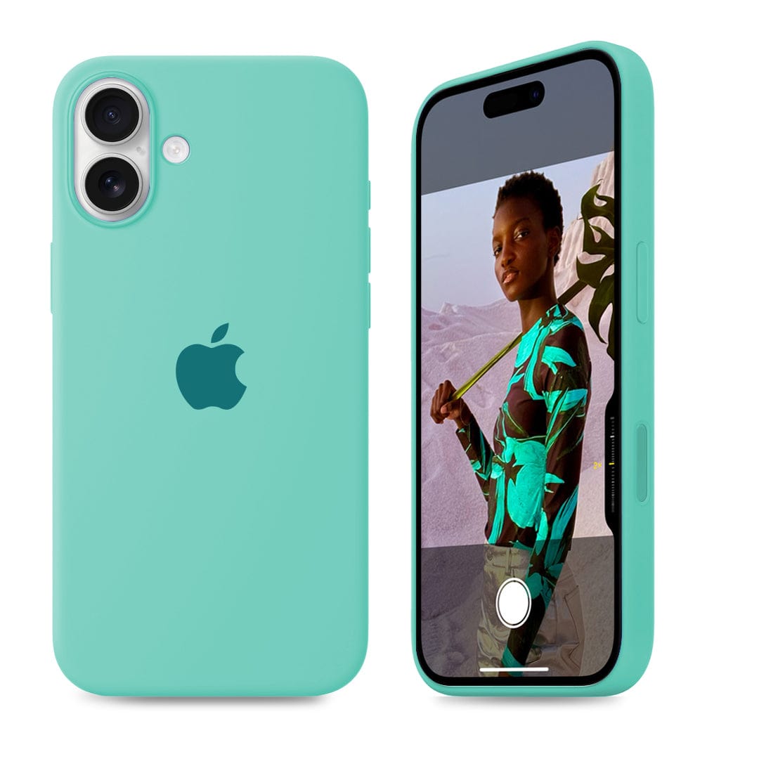 iPhone Silicone Case Ice Sea Blue Protective Phone Cover Apple