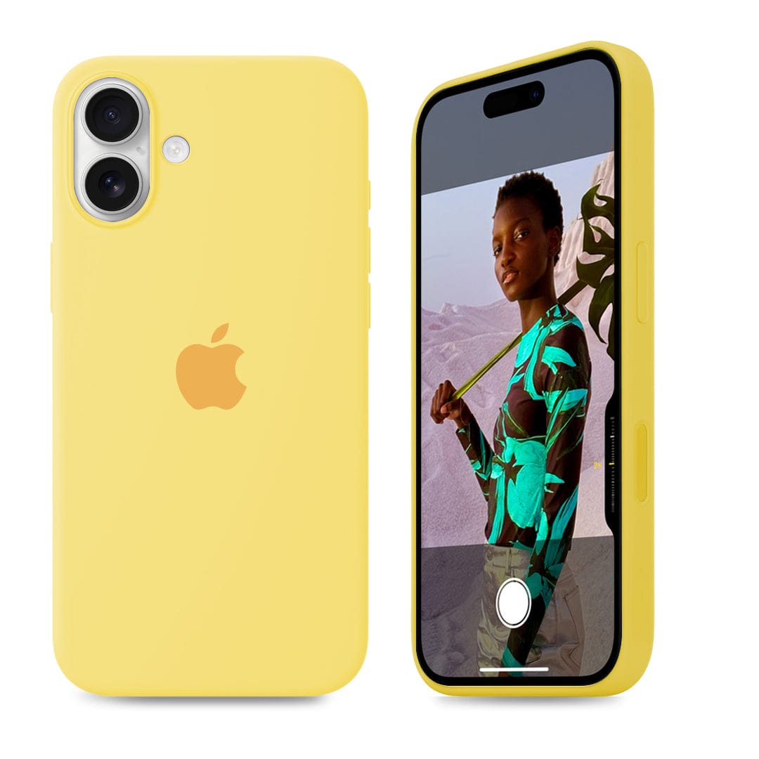 iPhone Silicone Yellow Protective Phone Case Apple