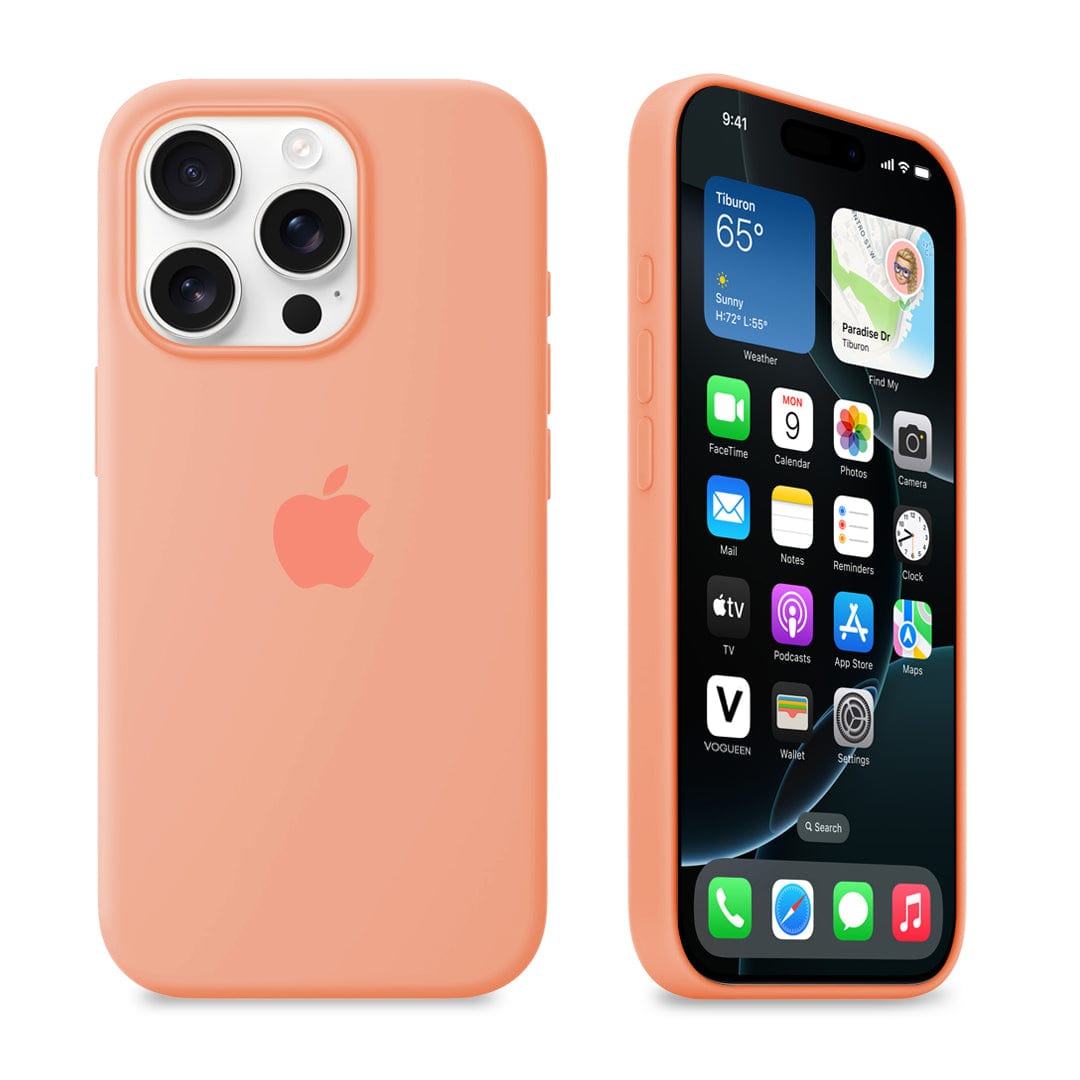 iPhone Silicone Case Begonia Full Body Protective Phone Cover Apple