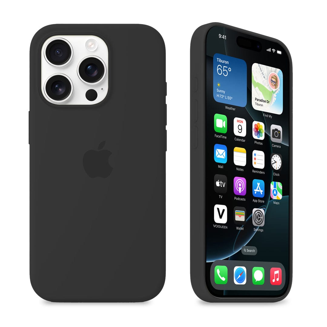 iPhone Silicone Black Protective Case Apple