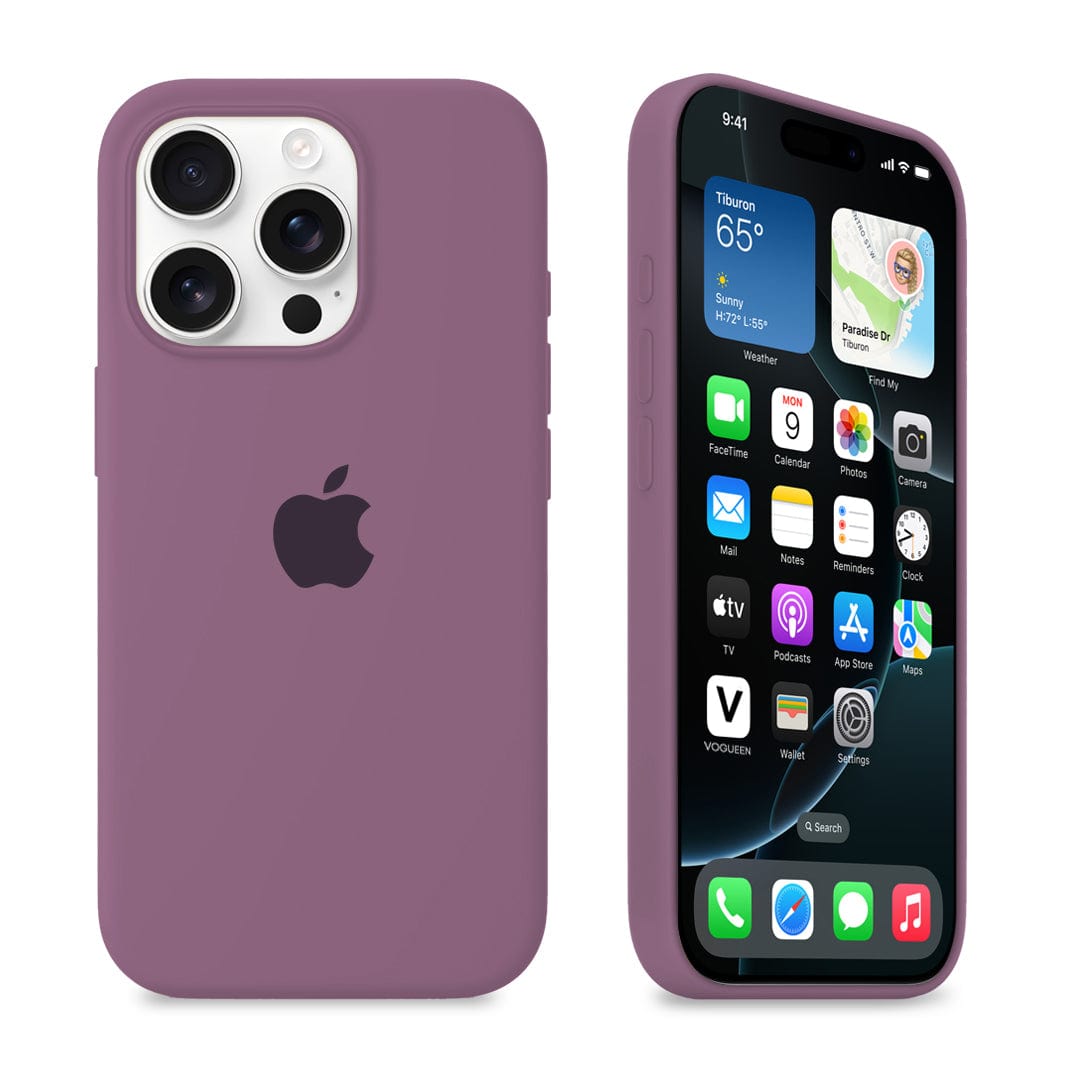 iPhone Silicone Case Blackcurrant Full Body Protective Phone Back Cover Case Apple