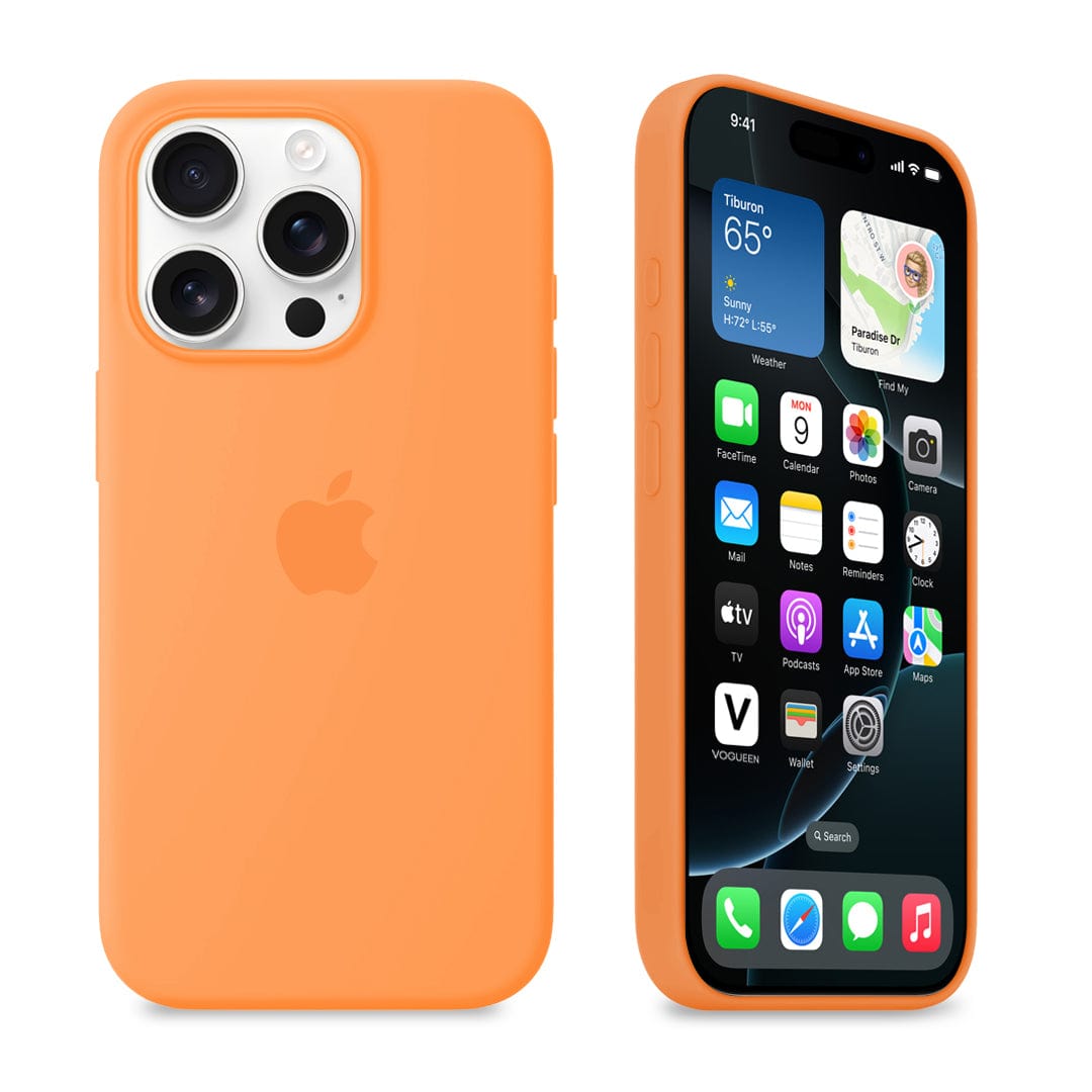 iPhone Silicone Case Marigold Full Body Protective Phone Cover