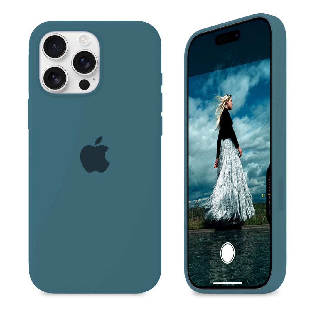 iPhone Silicone Case Cosmic Blue Full Body Protective Phone Cover Apple