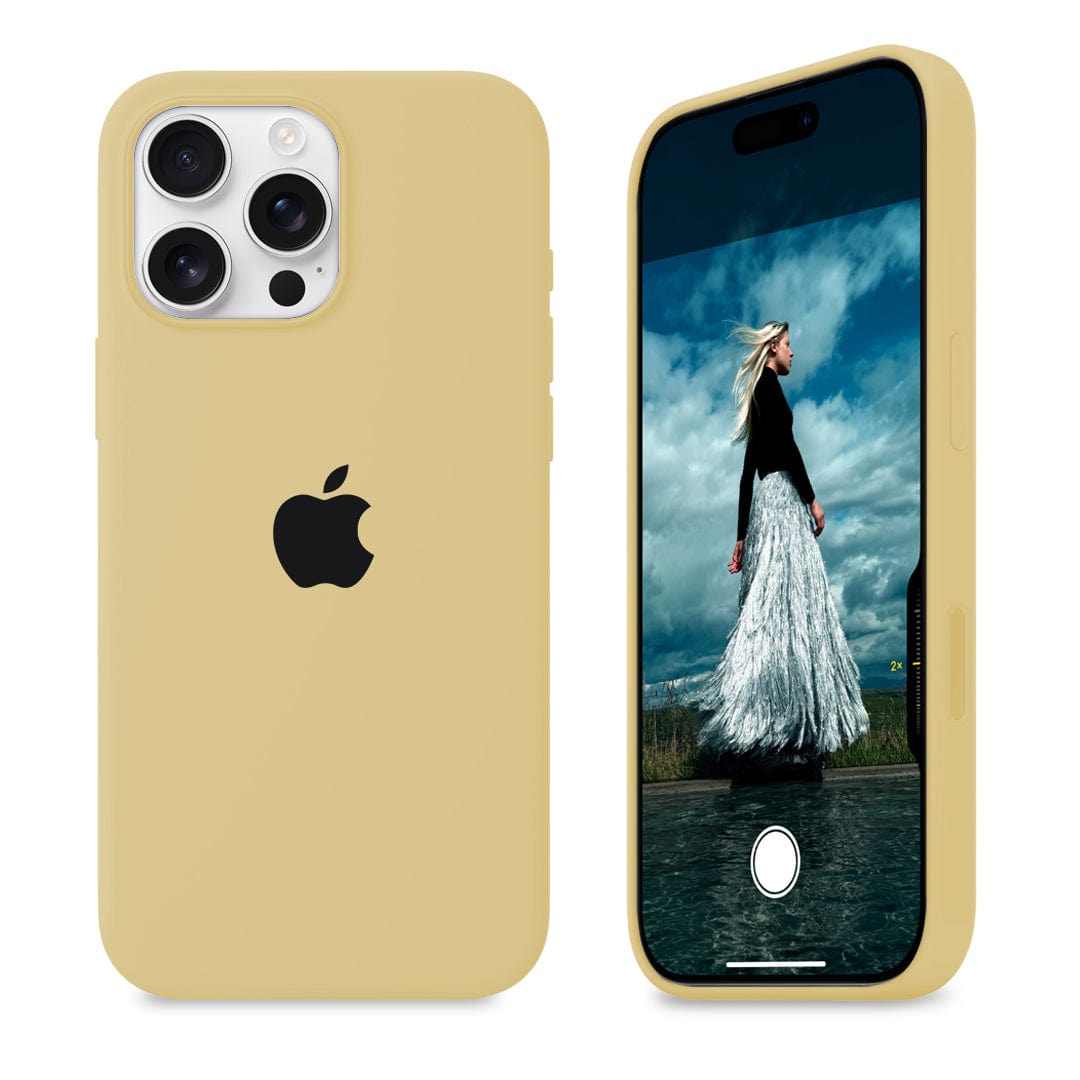 iPhone Silicone Golden Protective Phone Case Apple