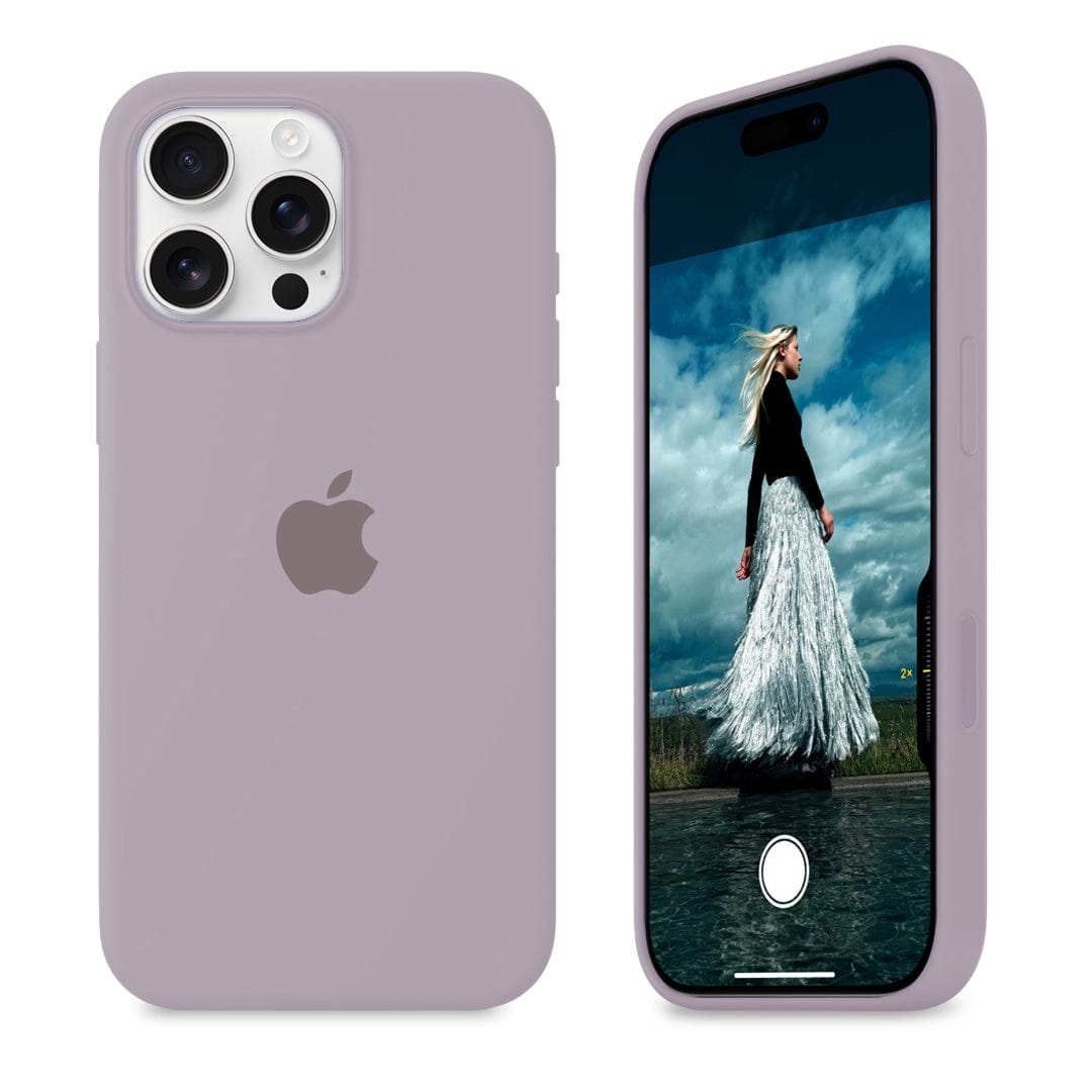 iPhone Silicone Lavender Protective Phone Case LOGO Apple