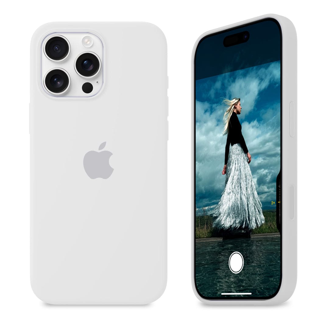 iPhone Silicone White Protective Phone Case Apple