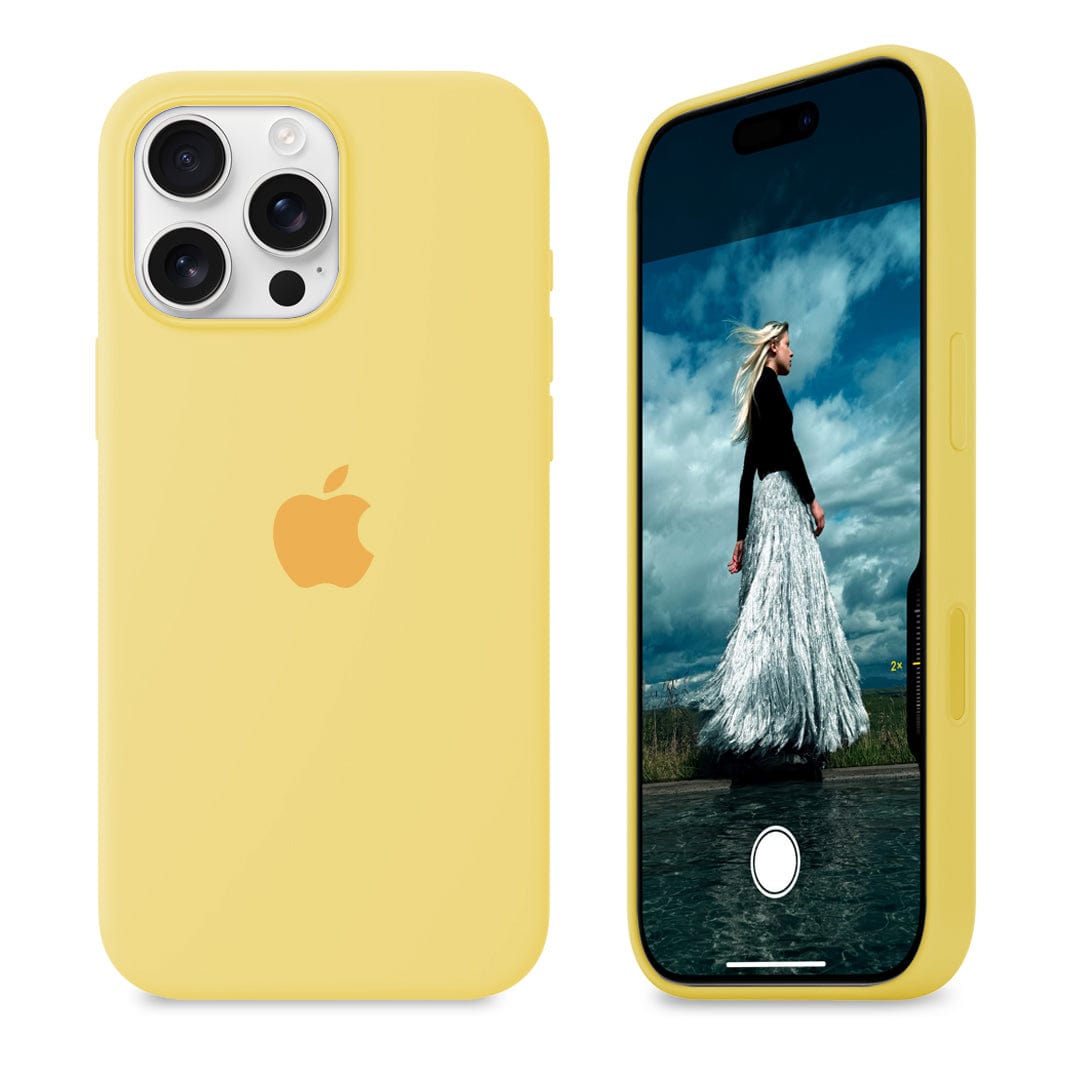 iPhone Silicone Yellow Protective Phone Case Apple