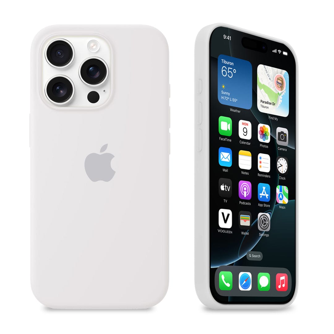 iPhone Silicone White Protective Phone Case Apple