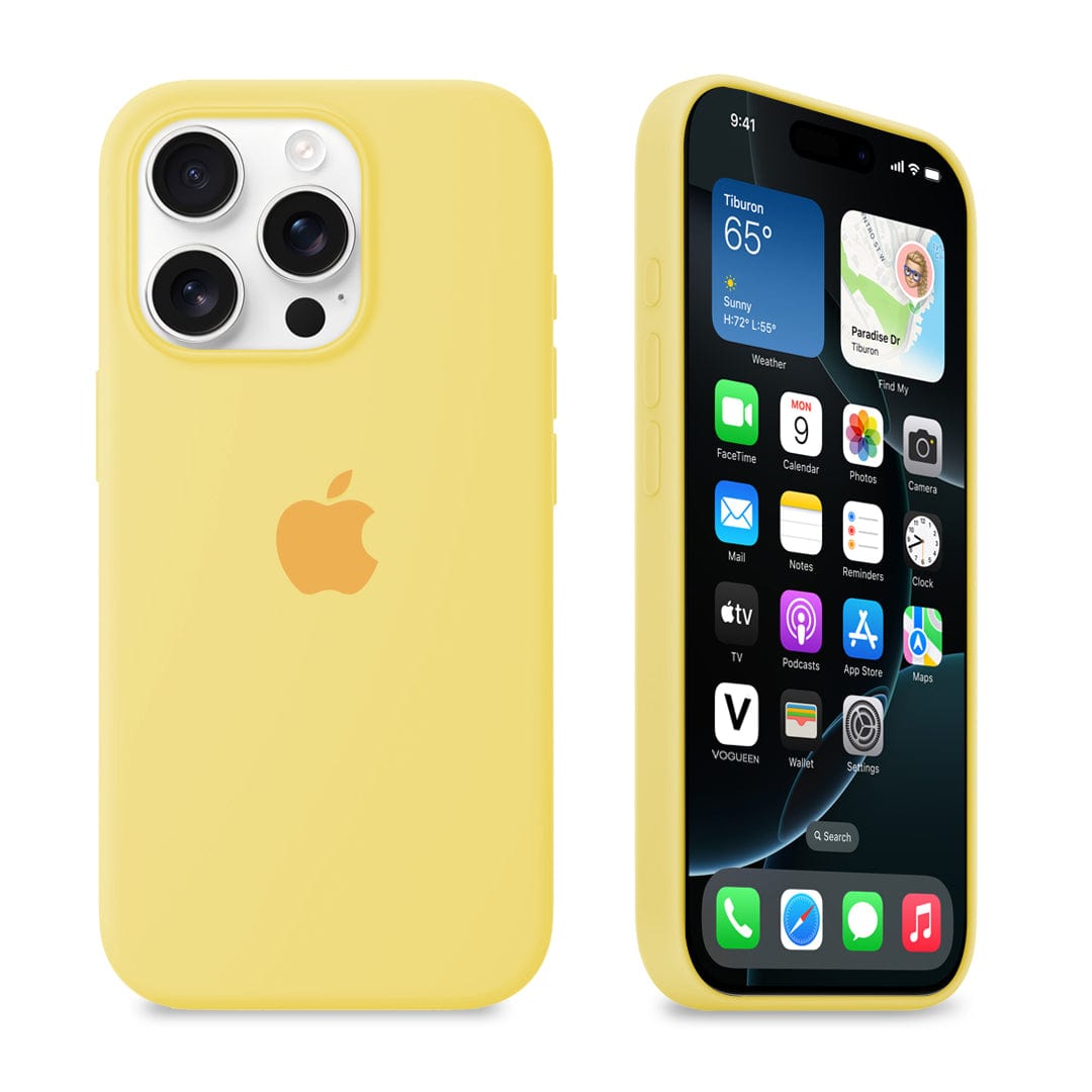 iPhone Silicone Yellow Protective Phone Case Apple
