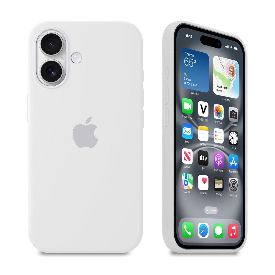 iPhone Silicone White Protective Phone Case Apple