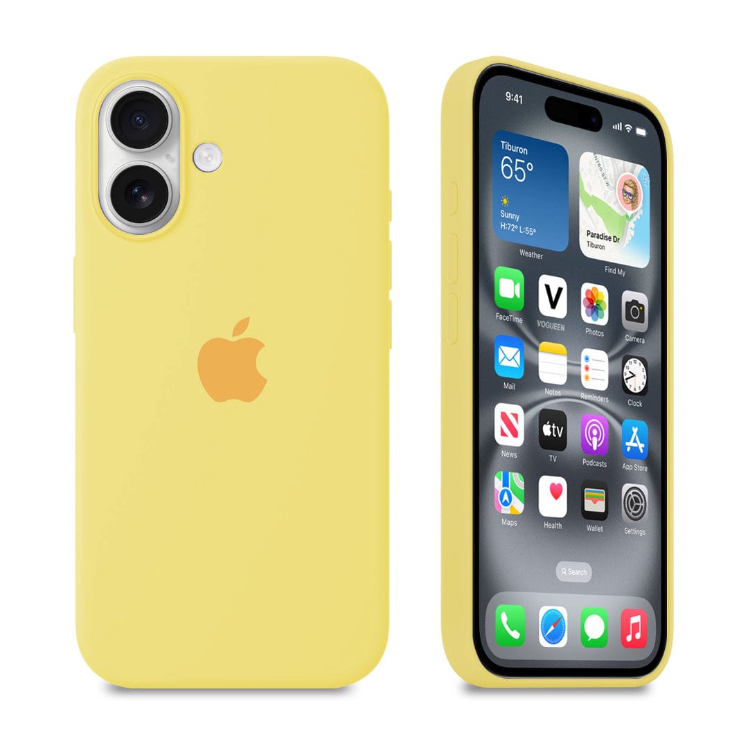 iPhone Silicone Yellow Protective Phone Case Apple