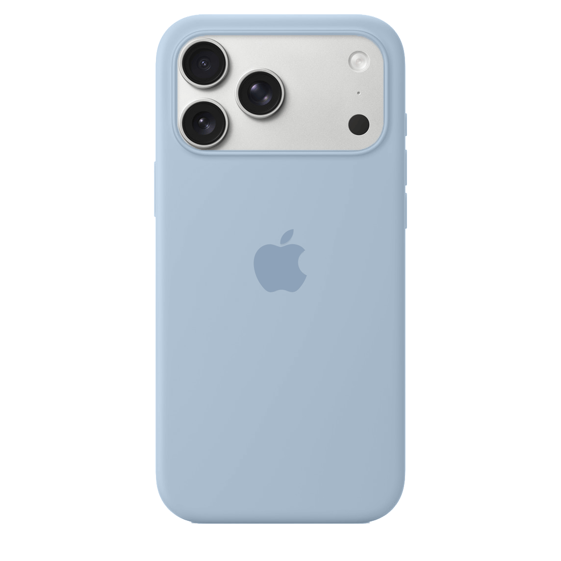 iPhone Silicone Case Grey Blue Full Body Protective Phone Back Cover