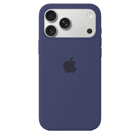iPhone Silicone Case Midnight Blue Protective Phone Back Cover