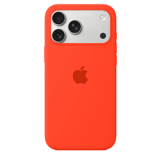 iPhone Orange Silicone Case Protective Phone Back Cover Apple