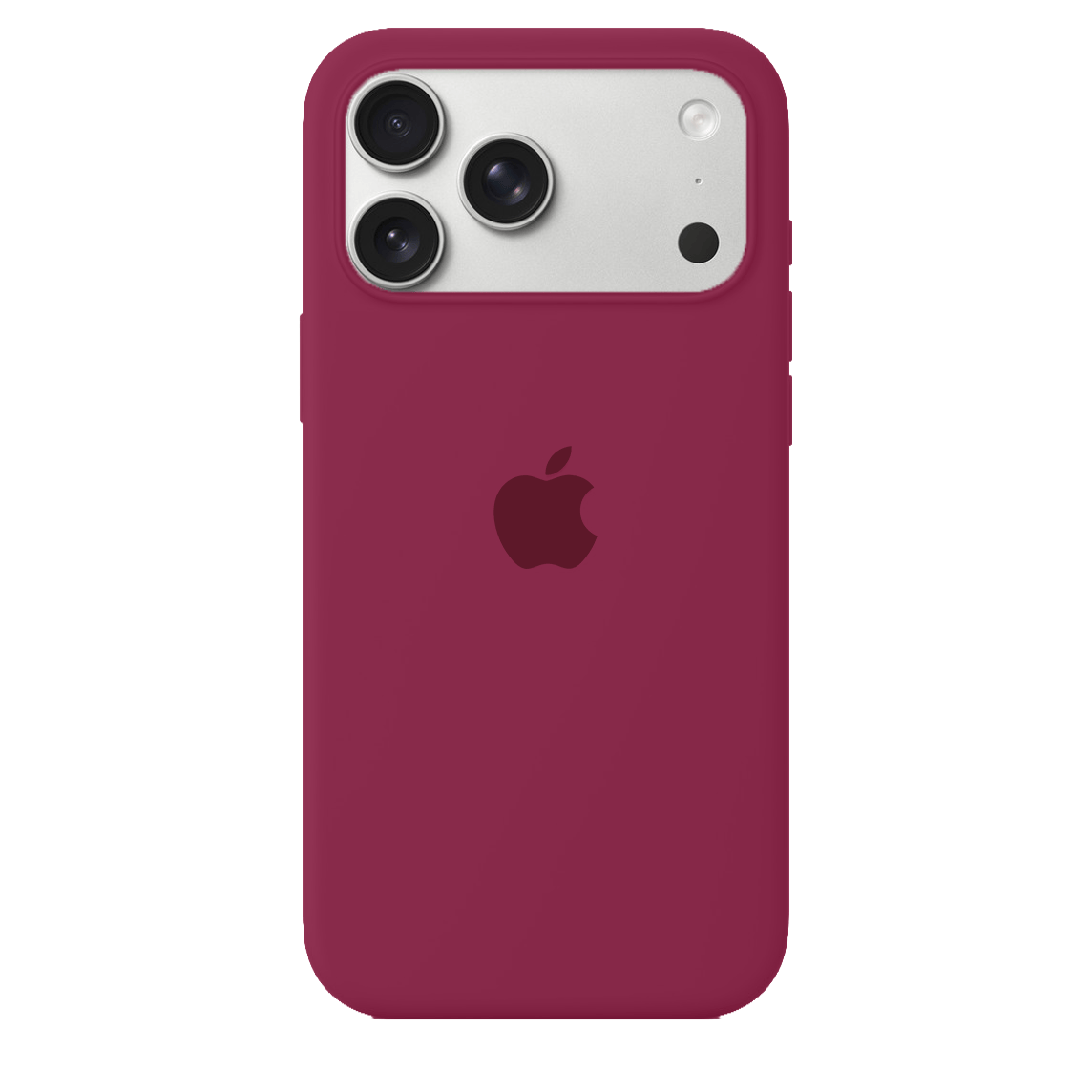 iPhone Rose Red Silicone Case Full Body Protective Coque Apple