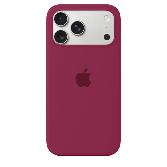 iPhone Rose Red Silicone Case Full Body Protective Coque Apple