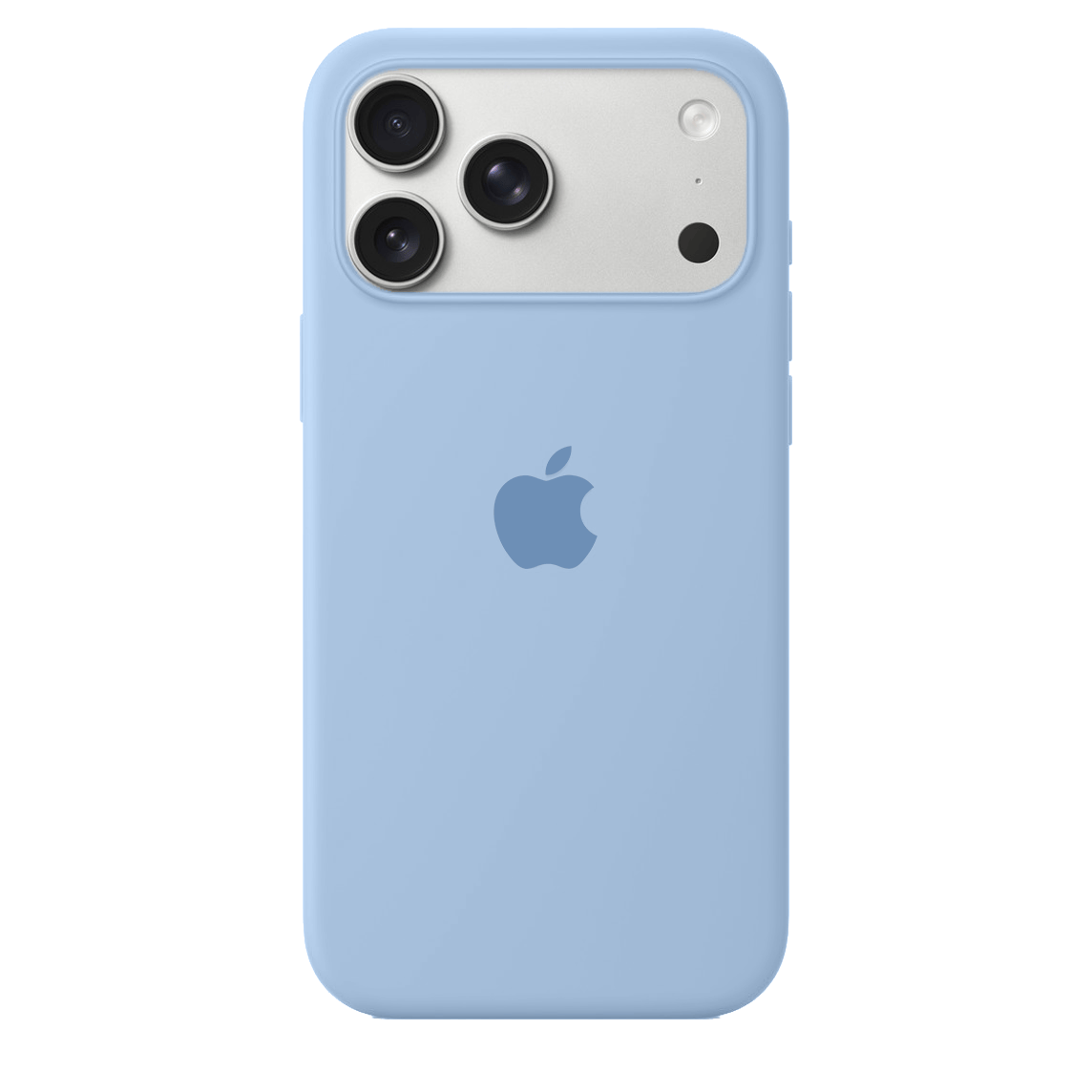 iPhone Silicone Case Sky Blue Full Body Protective Phone Back Cover Apple