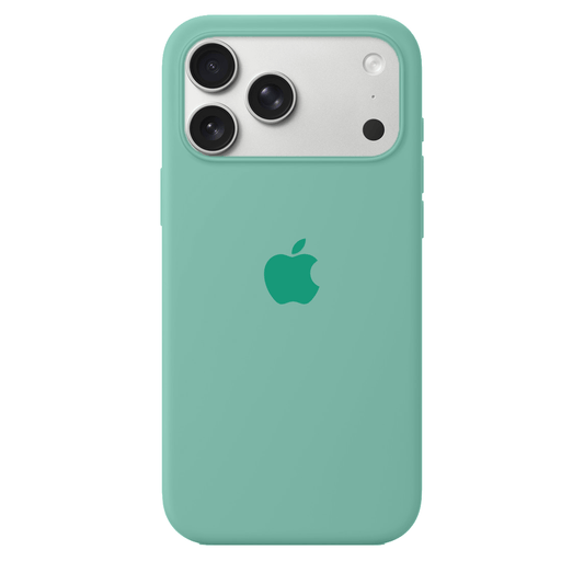 iPhone Spearmint Green Silicone Case Full Body Protective Cover