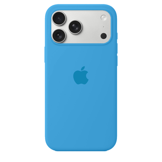 iPhone Silicone Case Surf Blue Full Body Protective Phone Back Cover Apple