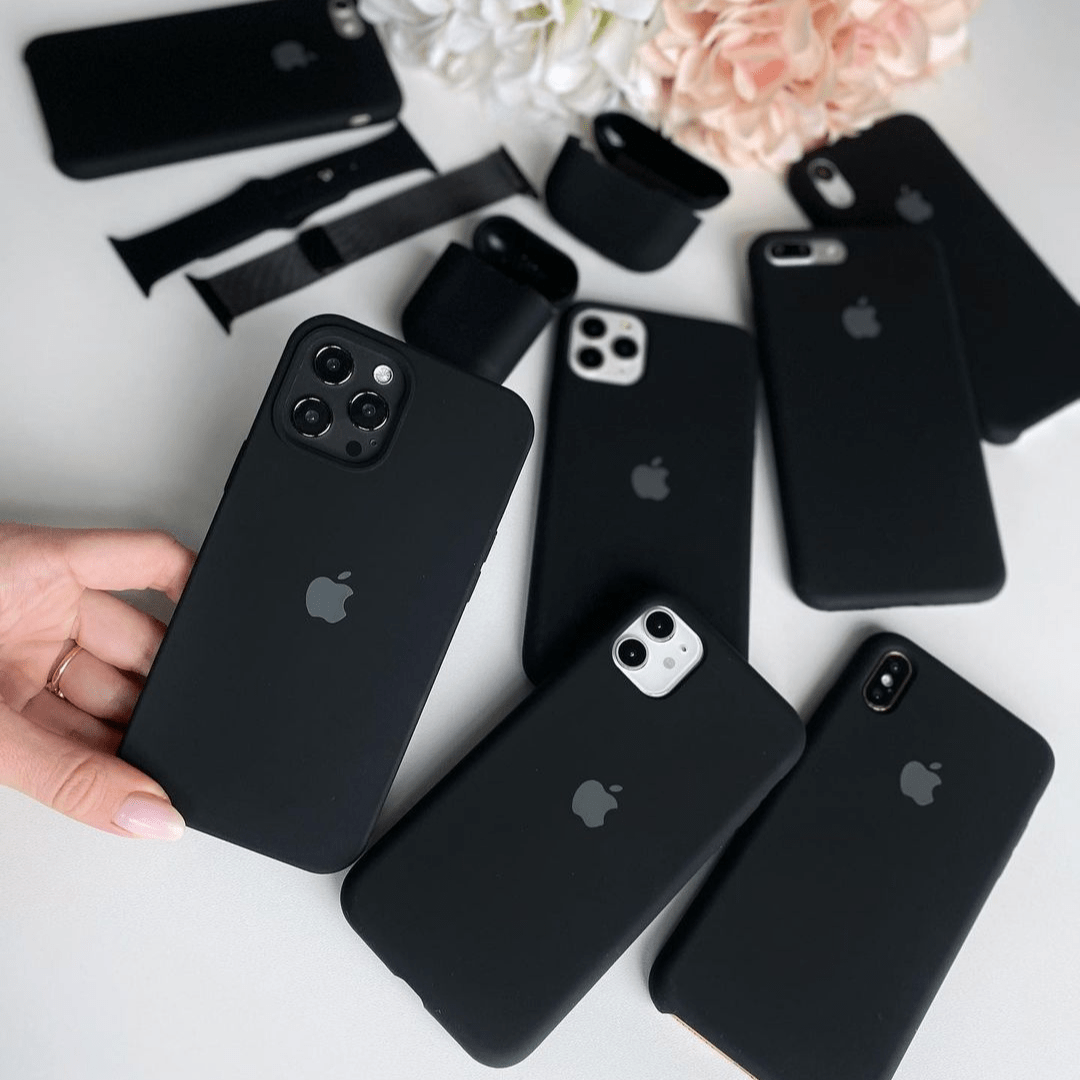 iPhone Silicone Black Protective Case Apple